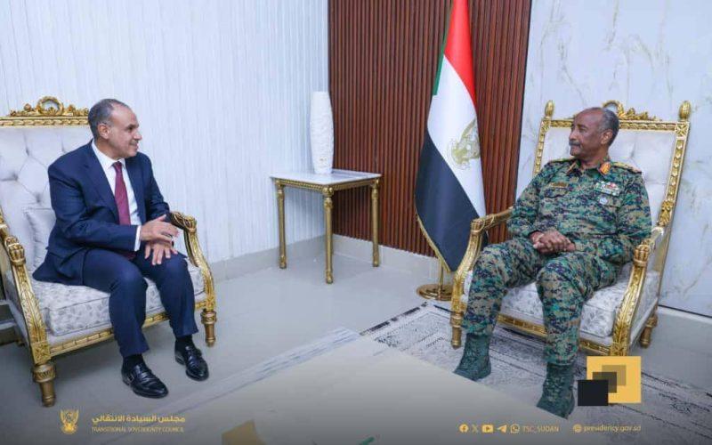 رئيس مجلس السيادة يلتقي وزير الخارجية المصري