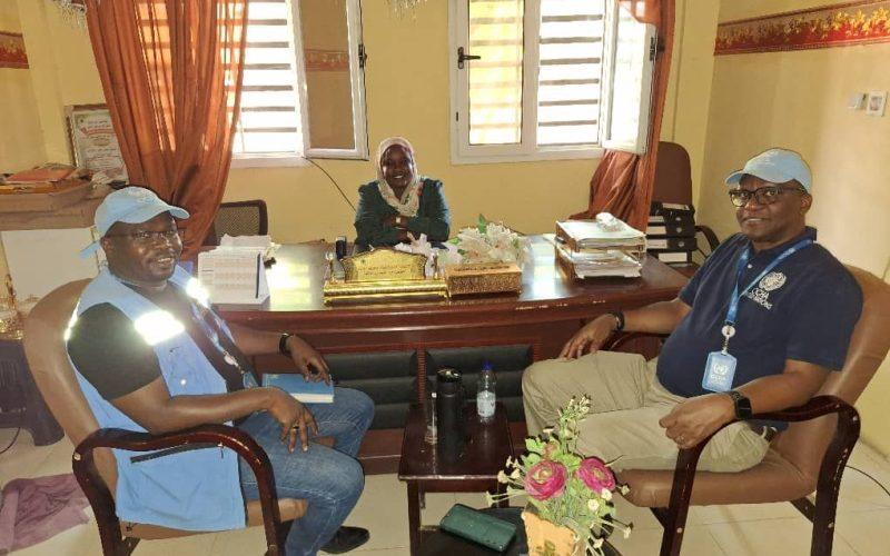 مفوض العون الانساني بالنيل الازرق تلتقي منسق (اوشا) قطاع النيل الازرق والنيل الابيض وسنار