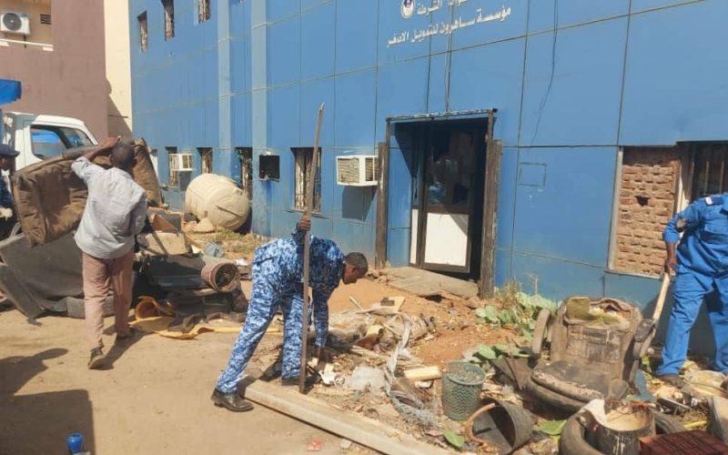 الإدارة العامة للخدمات الإجتماعية تتفذ حملة للنظافة وإصحاح البيئة والقضاء علي نواقل الامراض