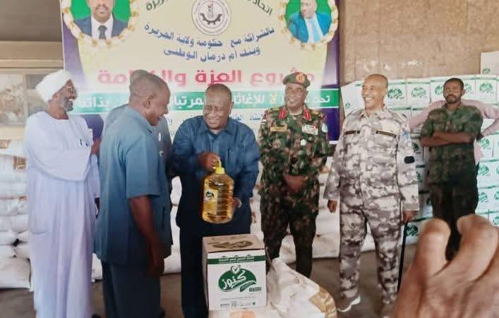 توزيع 20 ألف سلةٍ غذائية ضمن مشروع العزة والكرامة لعمال الجزيرة