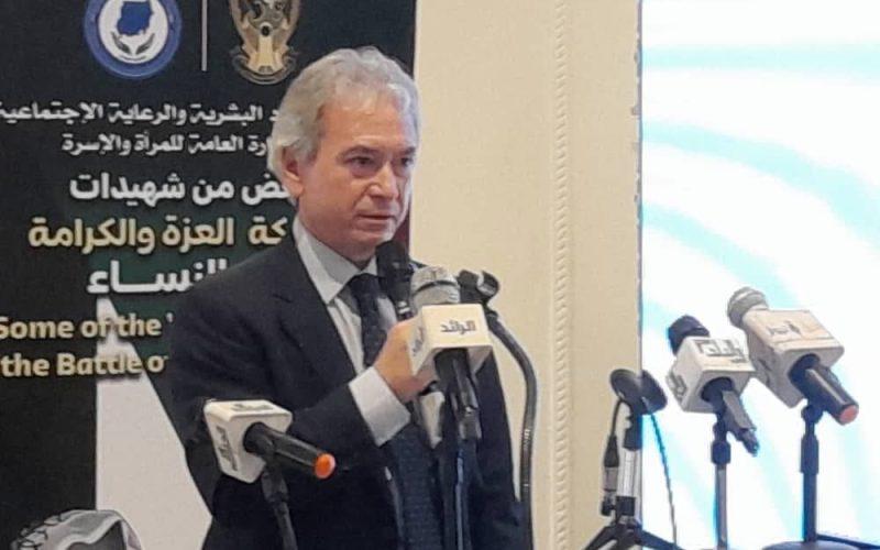 لوكا ريندا يؤكد على تقديم الدعم في مجال قضايا المرأة والسلام بالسودان