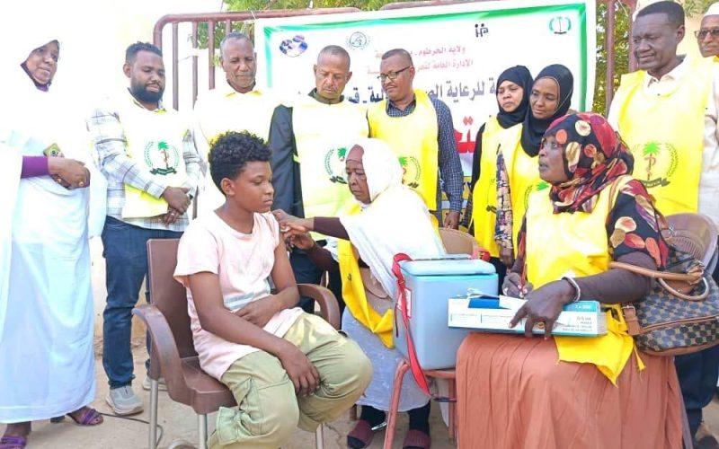تدشين حملة تحصين الاستجابة لوباء الدفتيريا للفئة من (5-20 عاما) بمحلية كرري بولاية الخرطوم