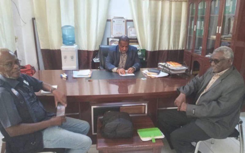 وفد من المعمل القومي للصحة العامة (إستاك) يصل الجزيرة