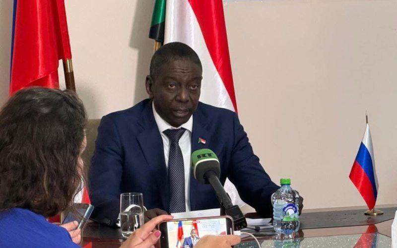 مؤتمر صحفي لسفير السودان لدى روسيا الاتحادية لتسليط الضوء على انتهاكات وجرائم مليشيا الدعم السريع الإرهابية