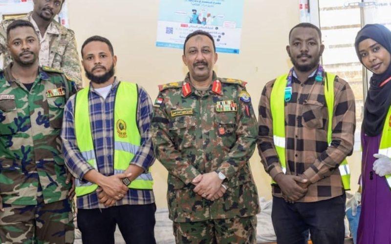 قائد الفرقة 19 مشاة مروي يشيد بمبادرة التبرع بالدم تحت شعار:”دمك حياة لغيرك”