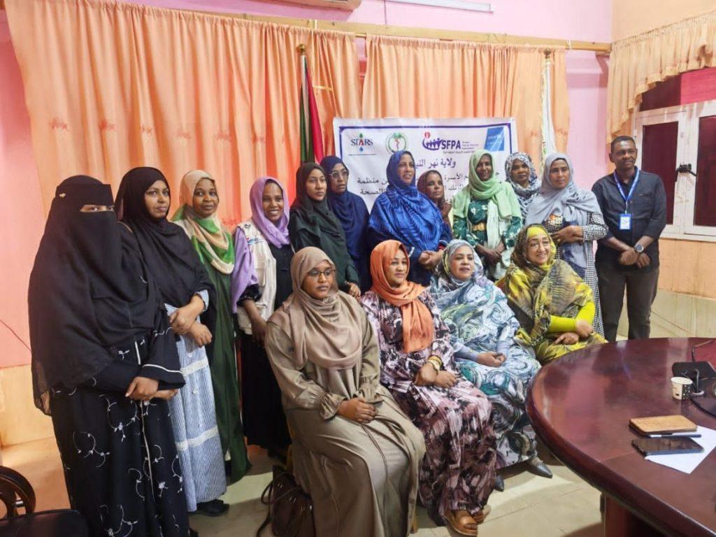 وزيرة الصحة بنهر النيل تترأس الاجتماع الربعي لمراكز مشروع ثبات بعطبرة