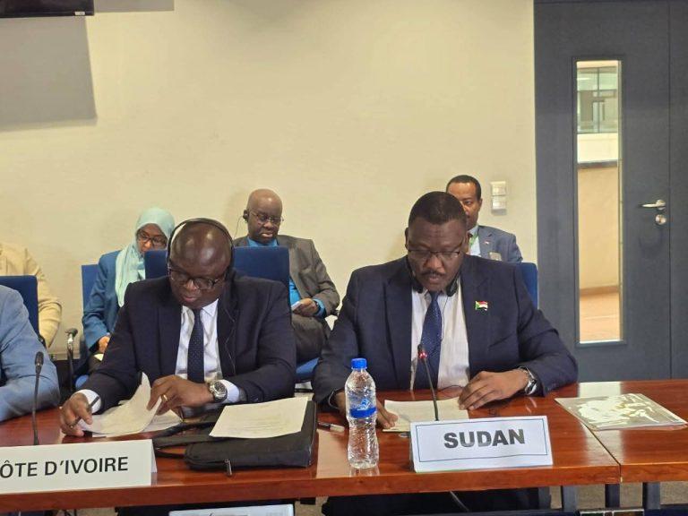 سفير السودان بالاتحاد الأفريقي يخاطب جلسة مجلس السلم والأمن الأفريقي
