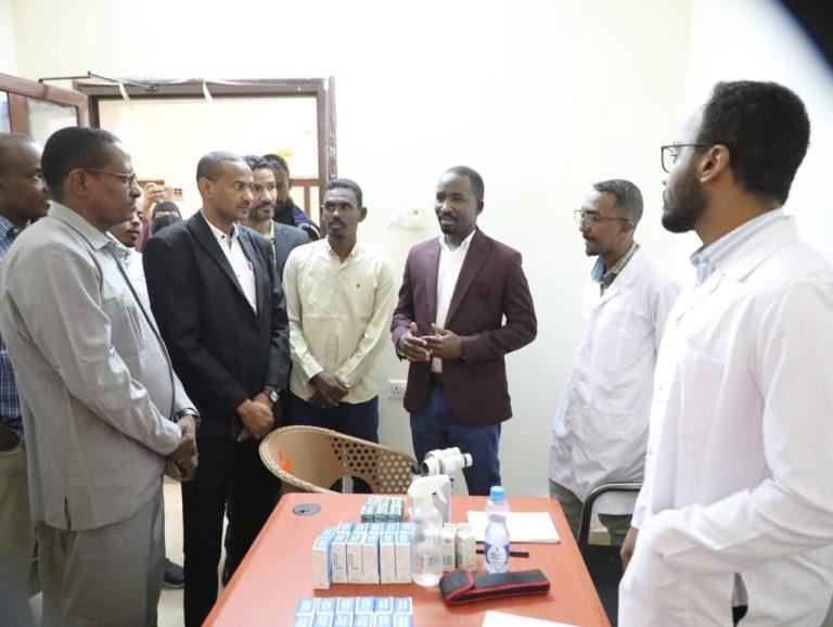 تدشين المخيم العلاجي المجاني بدلقو