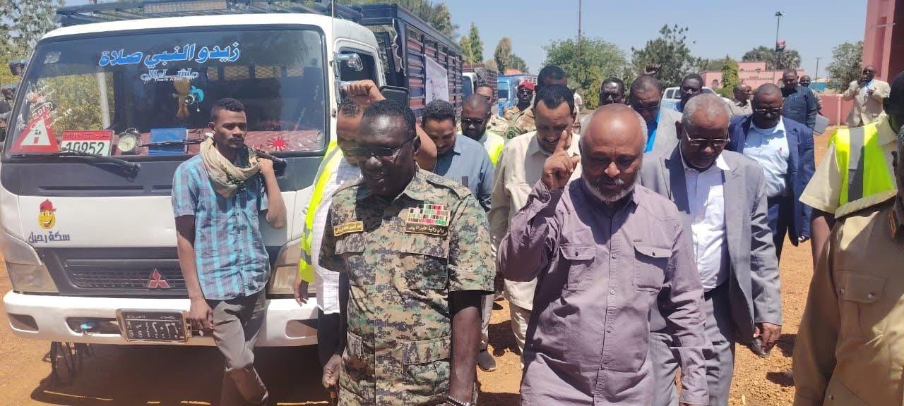 والي النيل الأبيض يستقبل قافلة الزاد الطبية للهيئة الشبابية للاعمار والتعافي لولاية جنوب كردفان