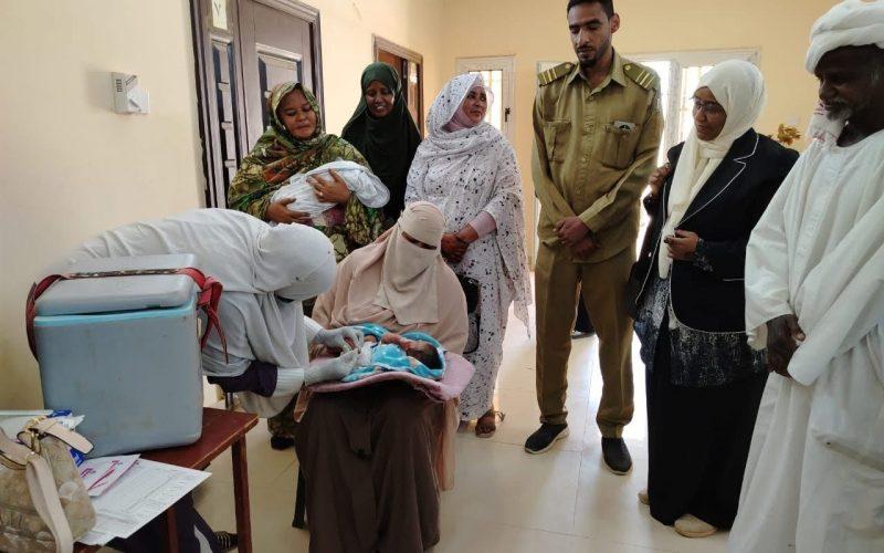 محلية أبوحمد تدشن إدخال جرعة الولادة للقاح التهاب الكبد الفيروسي (ب)