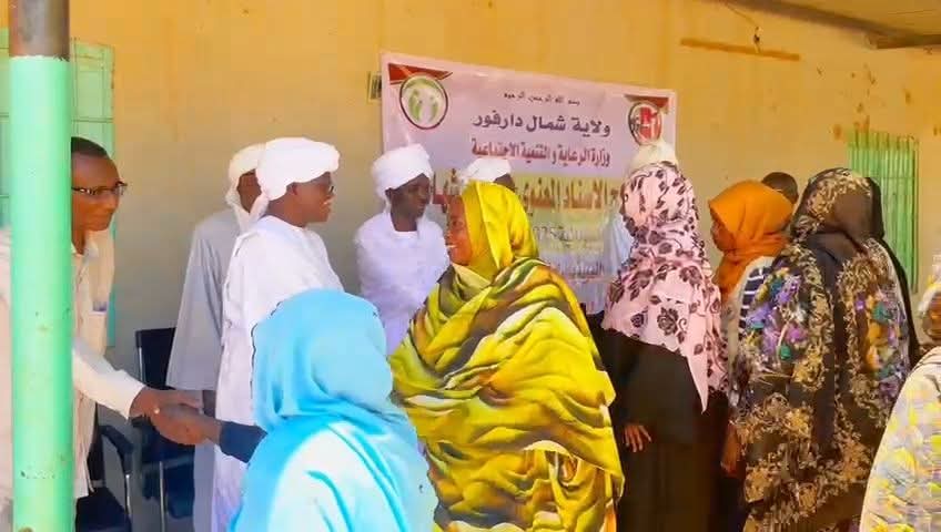 تقديم وجبة (قدح الميارم) لطلاب الشهادة الثانوية من شمال دارفور بالخرطوم