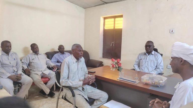 والي غرب كردفان يلتقي وفد جامعة غرب كردفان