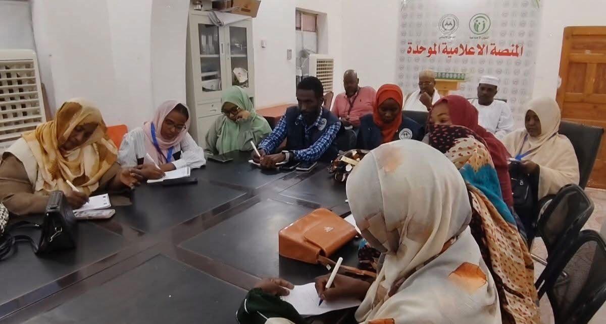 استمرار التدخلات الإنسانية والاجتماعية بمركز إيواء شرق دنقلا