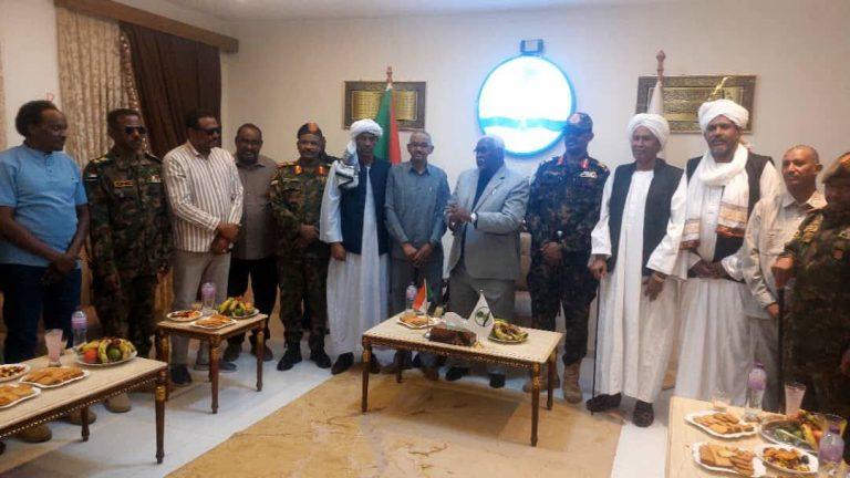 والي نهر النيل يلتقي قائد قوات درع السودان ابو عاقلة كيكل