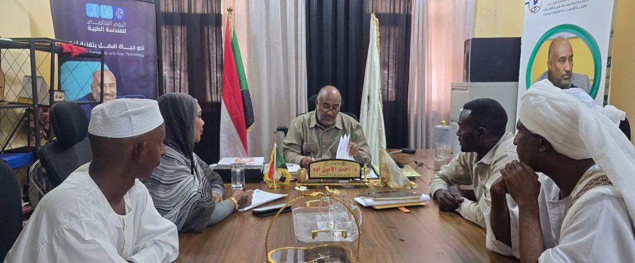 مدير صحة القضارف يشيد بالمبادرات المجتمعية لدعم الخدمات الصحية بمحلية الفاو