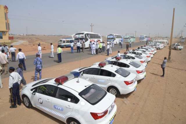 مرور ولاية الخرطوم تحتفل باستقبال ووداع عدد من قياداتها