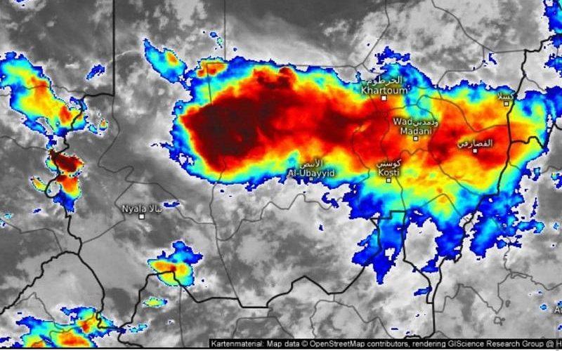 الأرصاد: ارتفاع تدريجي في درجات الحرارة بالسودان