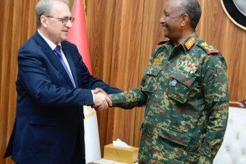 البرهان يؤكد حرص السودان على ترقية وتعزيز علاقاته مع روسيا
